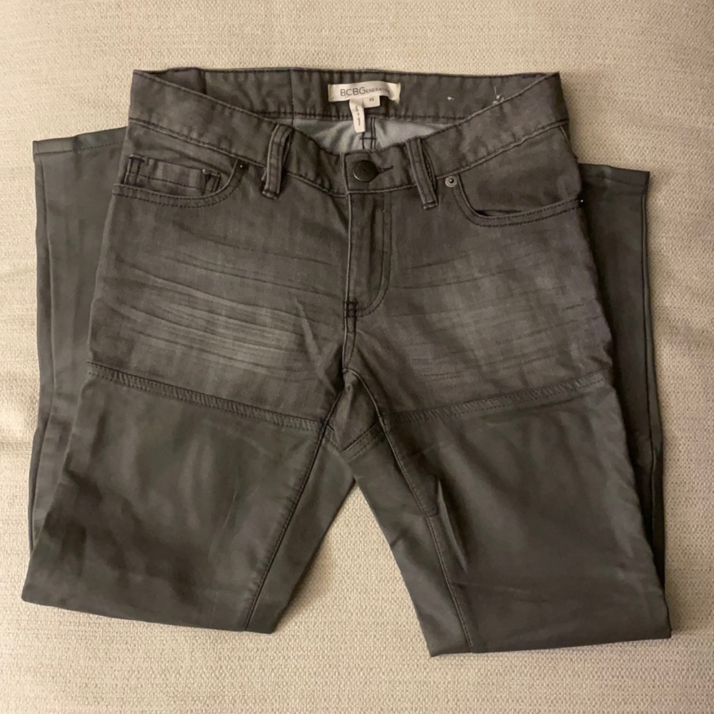 BCBG Generation Leather Jeans - Size 23